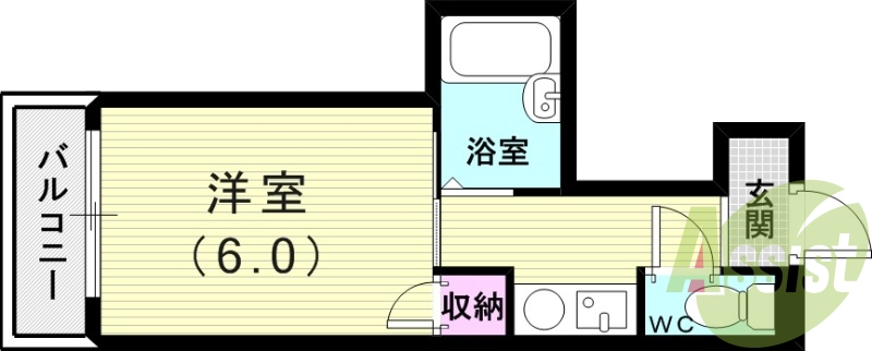 2階の間取り図