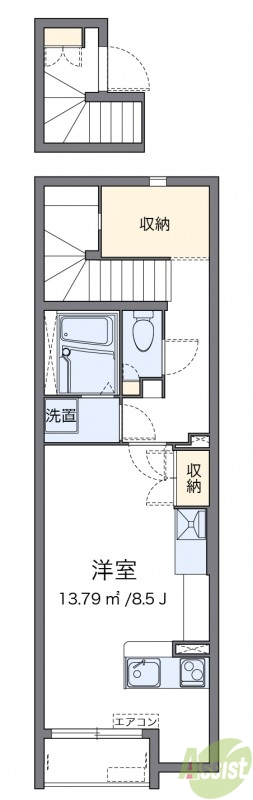 代表的な間取のため実際の間取とは異なる場合があります