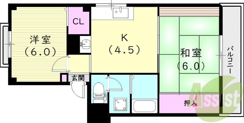 3階の間取り図