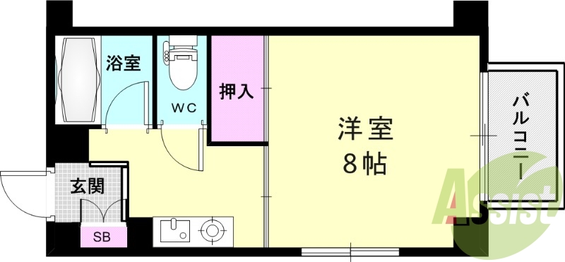 3階の間取り図