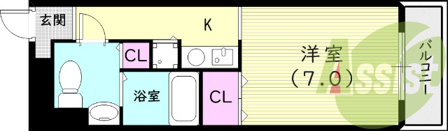 5階の間取り図