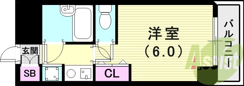 3階の間取り図