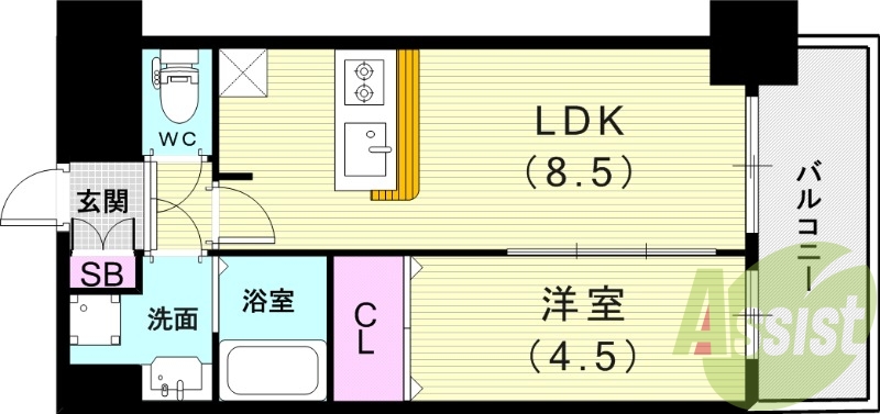 11階の間取り図
