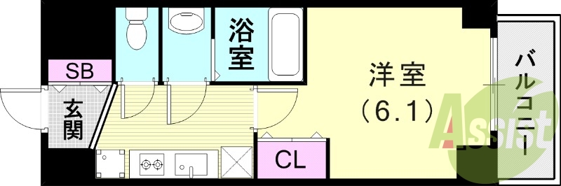 3階の間取り図