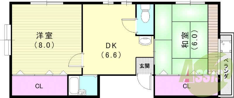 3階の間取り図