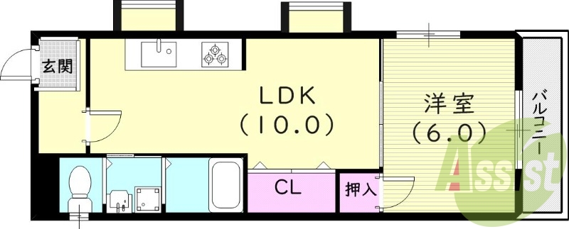 3階の間取り図