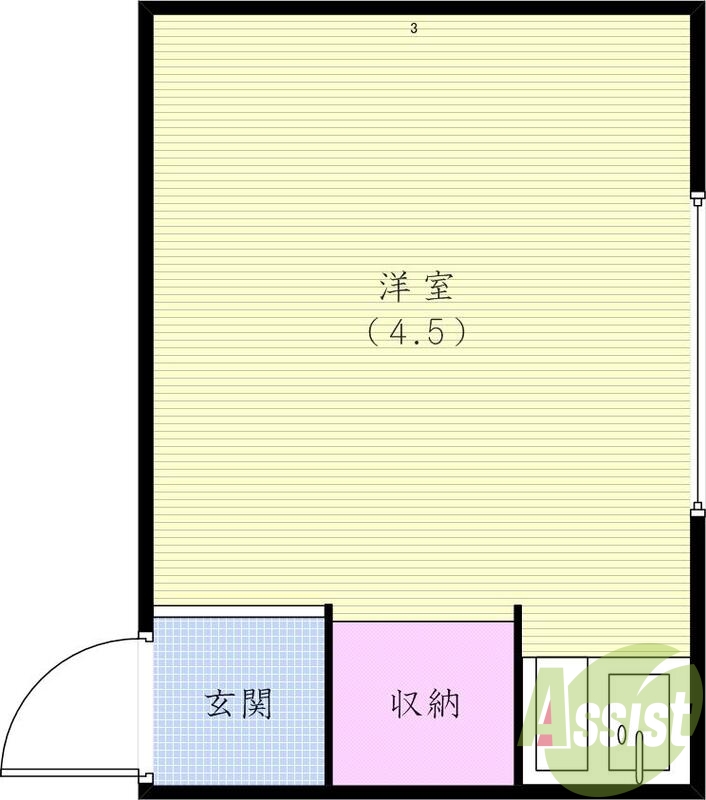 3階の間取り図