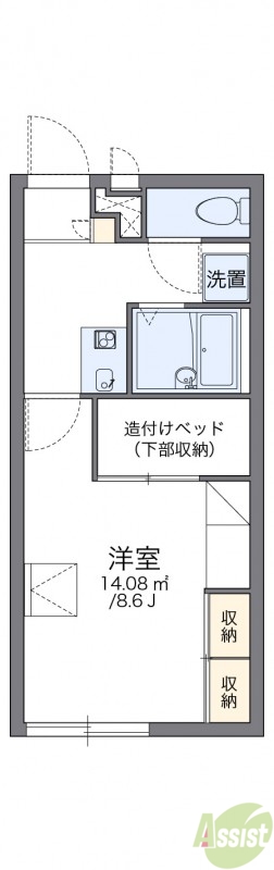 代表的な間取のため実際の間取とは異なる場合があります