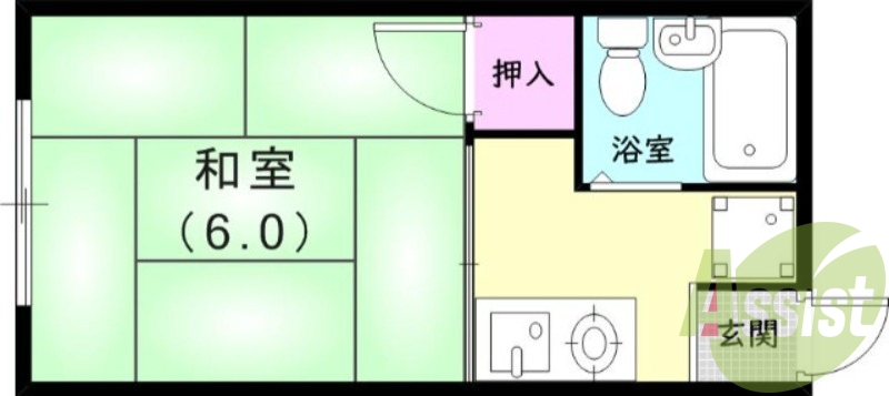 1階の間取り図