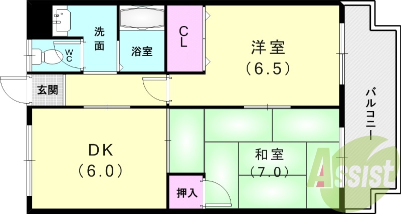 3階の間取り図