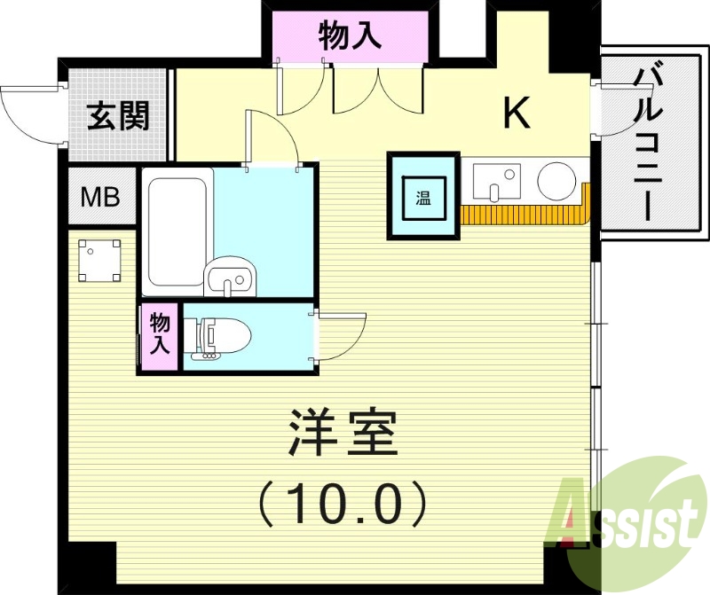 2階の間取り図