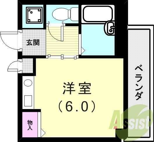 3階の間取り図