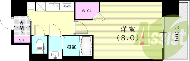 3階の間取り図