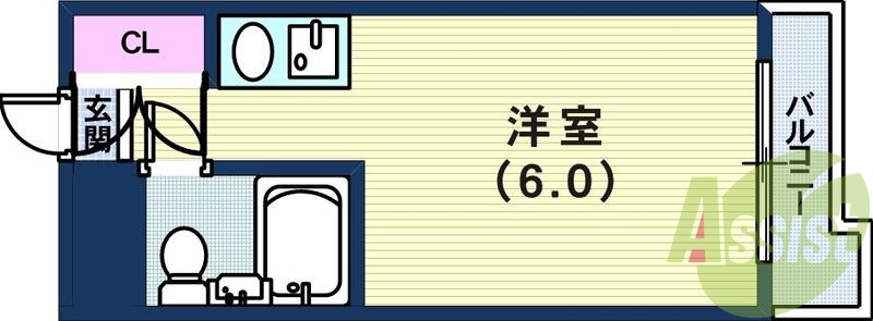 9階の間取り図