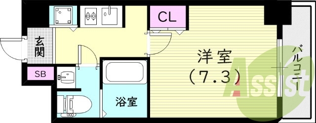 3階の間取り図