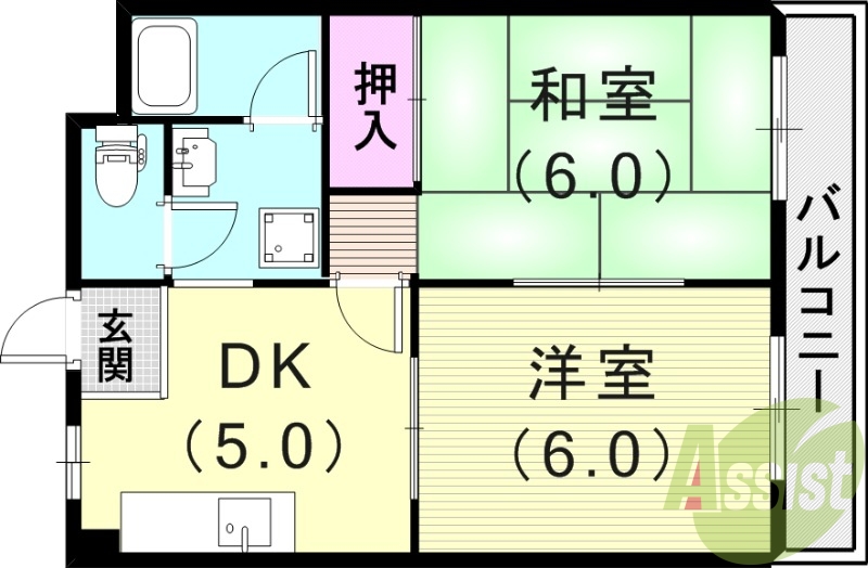3階の間取り図