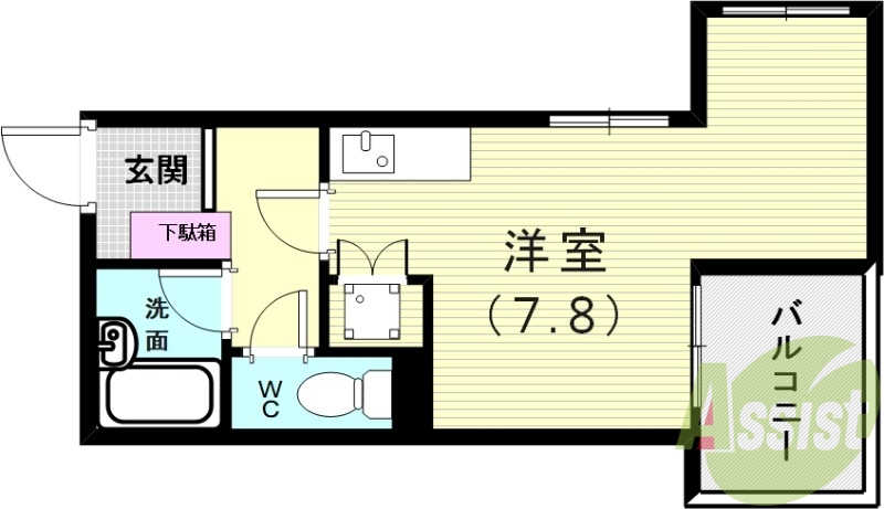 2階の間取り図