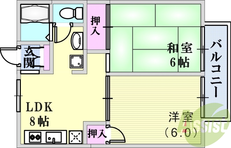 この間取りなら、嬉しいゆったり空間が実感できるかも。