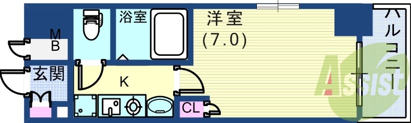 10階の間取り図