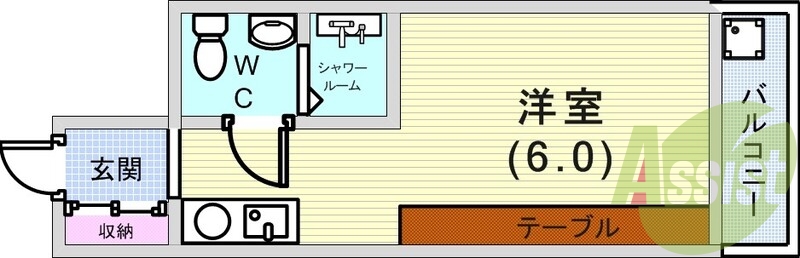 3階の間取り図