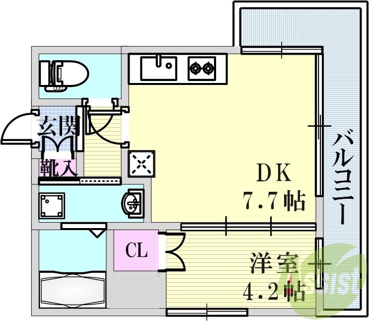 駅近生活便利 人気の1LDK
