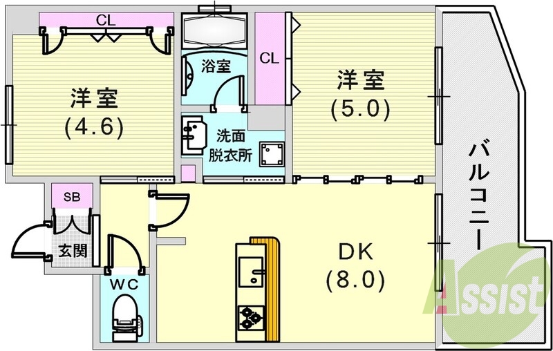 プライバシーを考慮した間取り