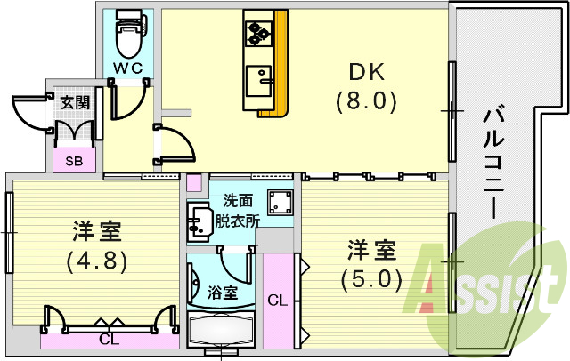 プライバシーを考慮した間取り