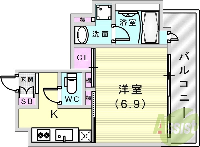 3点セパレートで設備充実!!