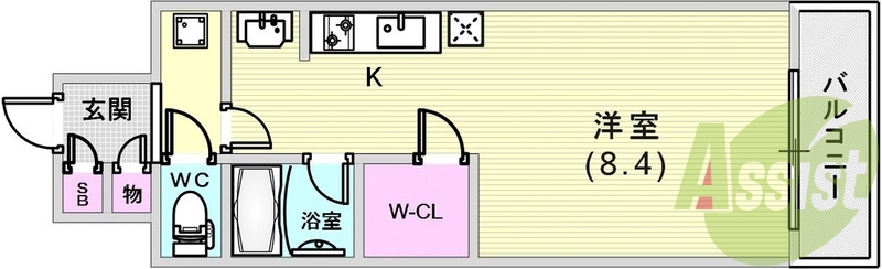 使いやすい間取です。
