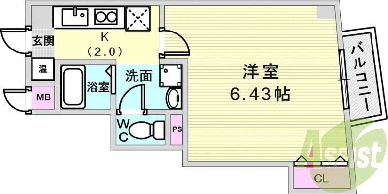 ３点セパレートの１Ｋです。