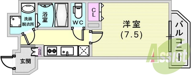 14階の間取り図