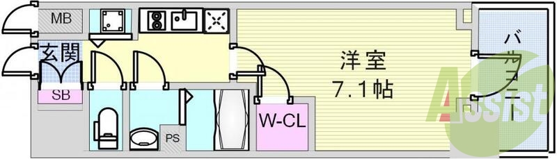 11階の間取り図