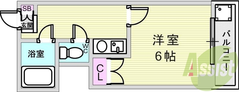 重厚なつくりに清潔感あふれるお部屋です