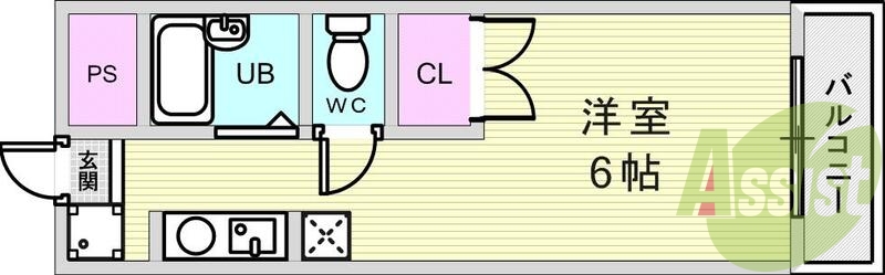 スッキリした間取りですね