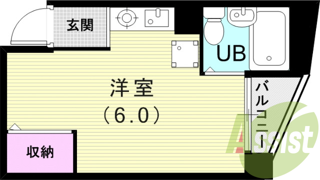 2階の間取り図