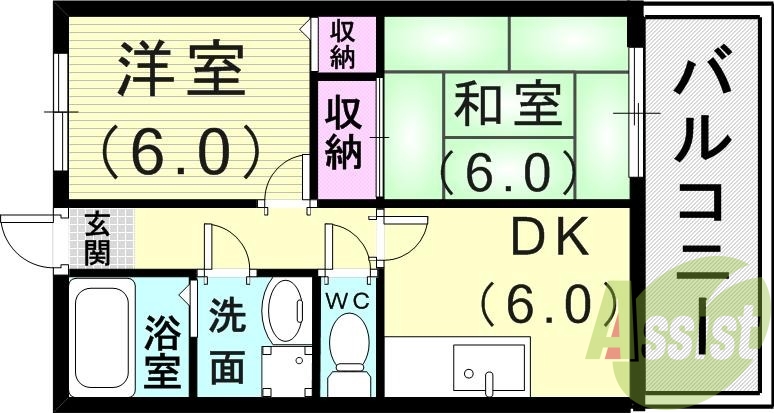 3階の間取り図