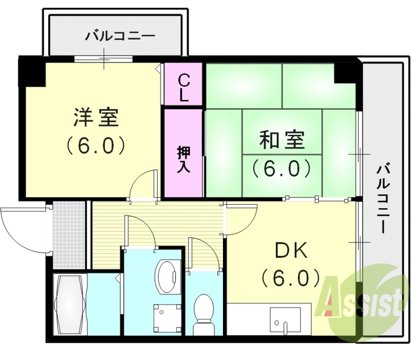 5階の間取り図