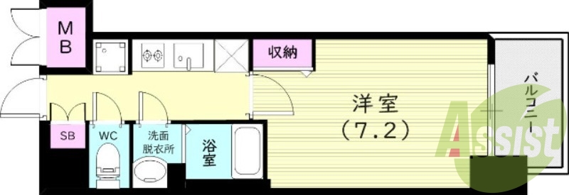 5階の間取り図