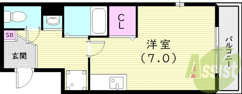3階の間取り図