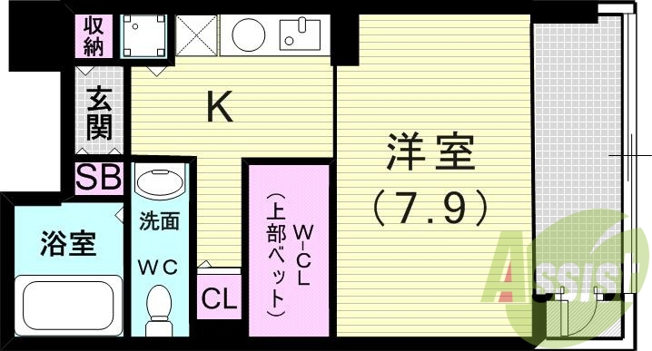 1階の間取り図