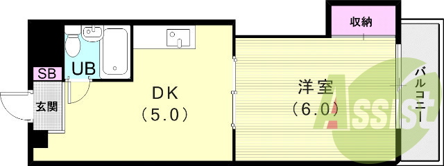 3階の間取り図