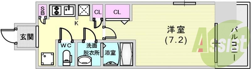 11階の間取り図