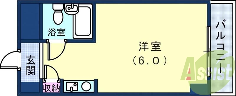 4階の間取り図