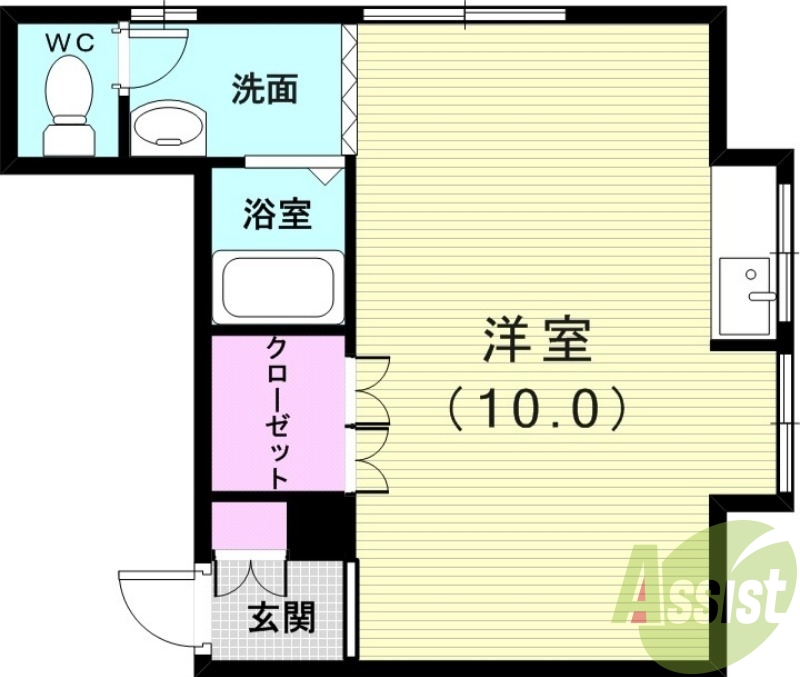 2階の間取り図