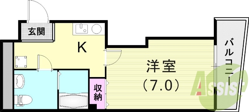 5階の間取り図