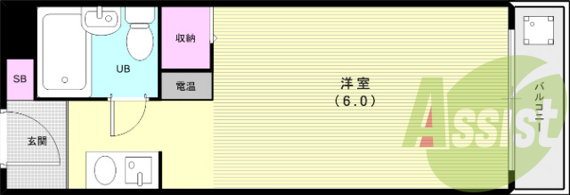 4階の間取り図