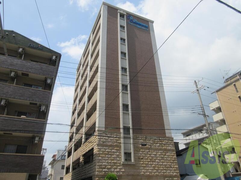 プレサンス三宮東アルバーナの外観