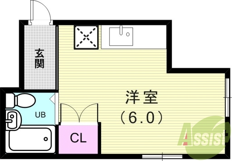 4階の間取り図