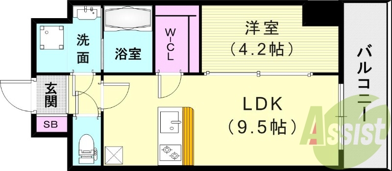 14階の間取り図