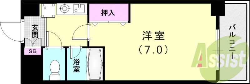 3階の間取り図